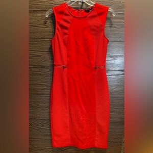 Sharagano Bold Scarlet Mini Dress